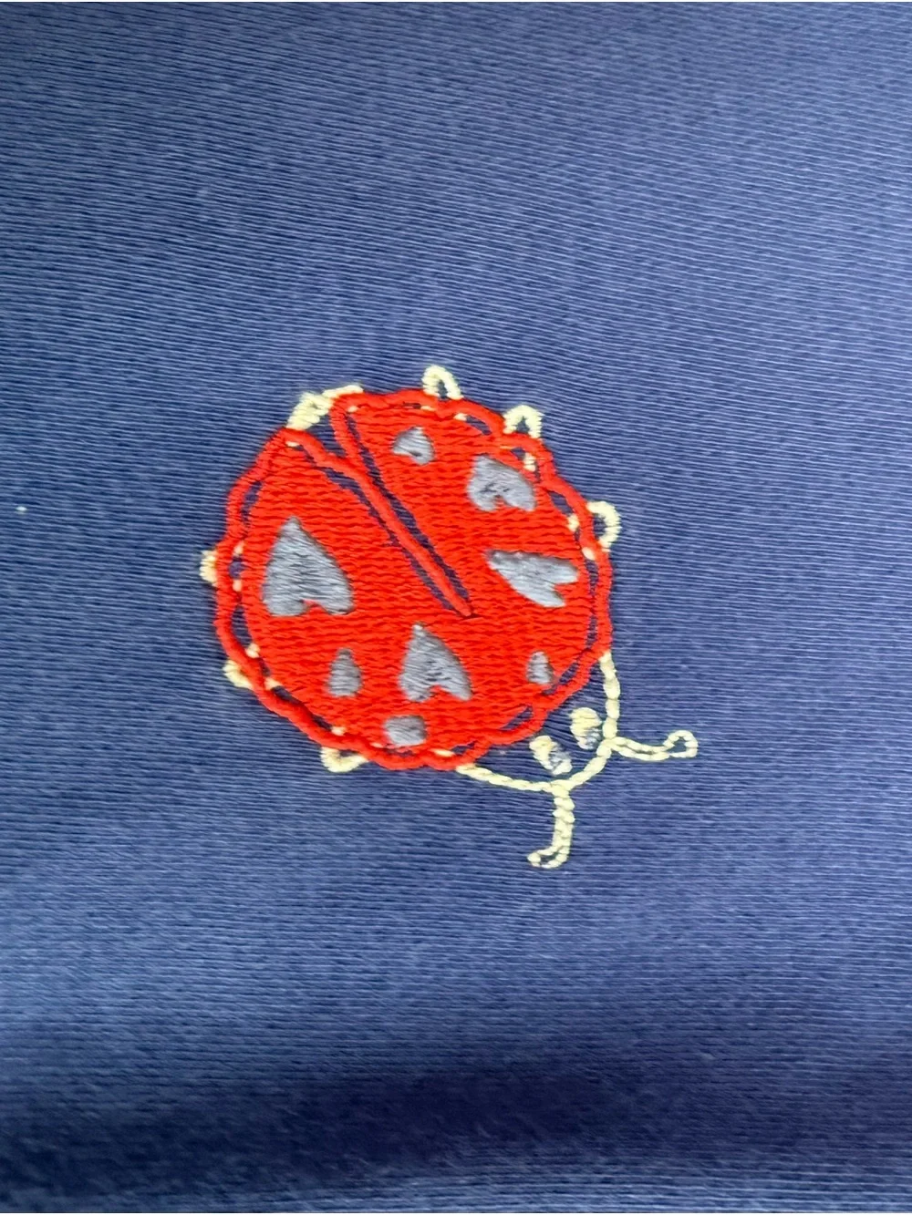 Mini Boden Navy Embroidered Patch Dress - Youth Size 11/12